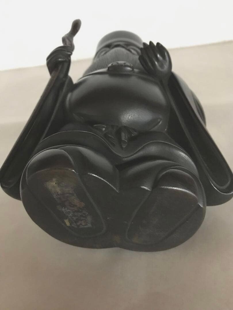 銅製:寿老人置物