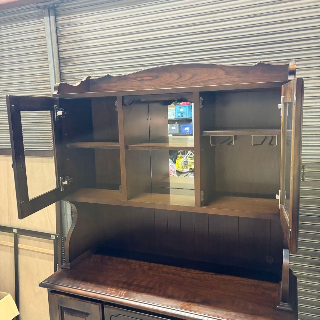 【福岡】【美品】カリモク karimoku 飾り棚 アンティーク ヴィンテージ