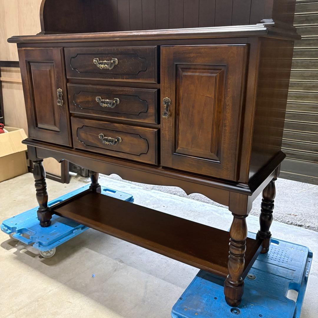 【福岡】【美品】カリモク karimoku 飾り棚 アンティーク ヴィンテージ