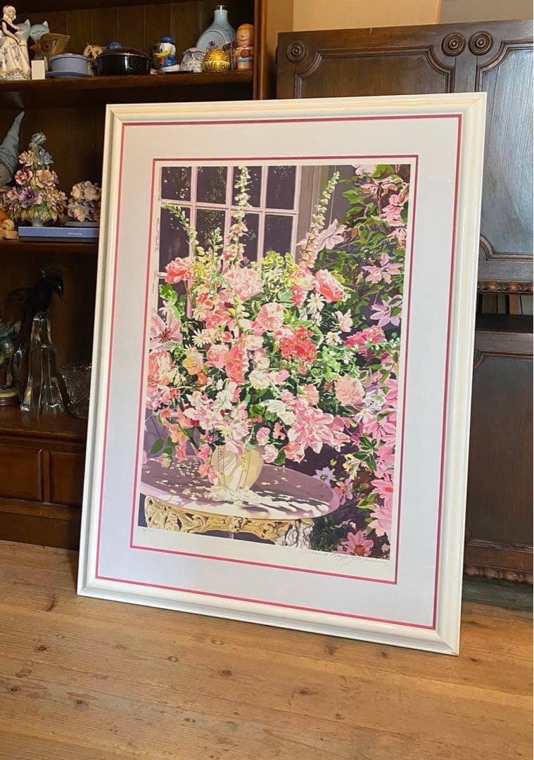 デビット・ロイド・グローバー リトグラフ カントリーガーデン 絵画 インテリア