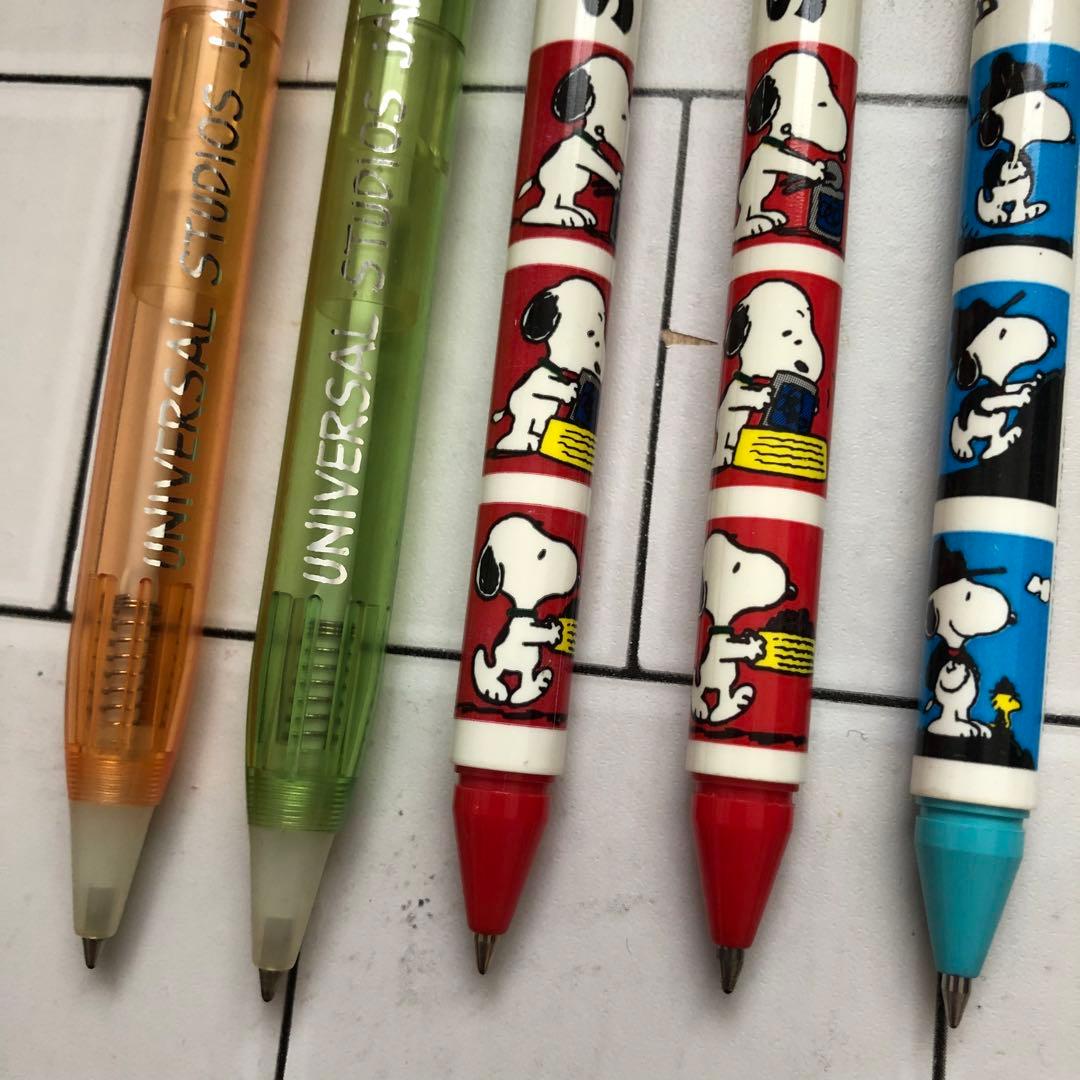 スヌーピー　ボールペン　シャープペンシル　ジャンク品　USJ　チャーリーブラウン