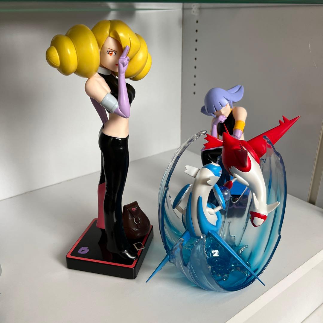 水の都の護神ラティアスとラティオス　こころのしずく　ザンナーとリオン　フィギュア