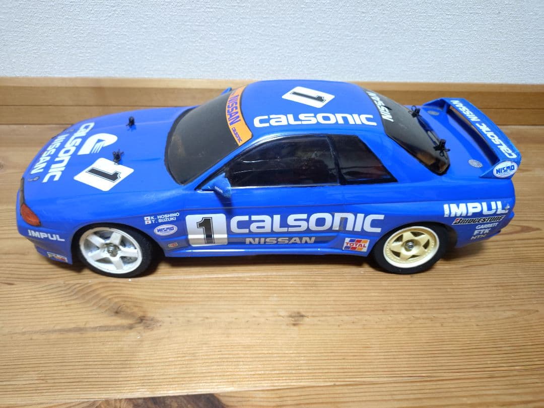 タミヤ　カルソニック　R32 スカイライン　ボディ　TA01　シャーシ　セット