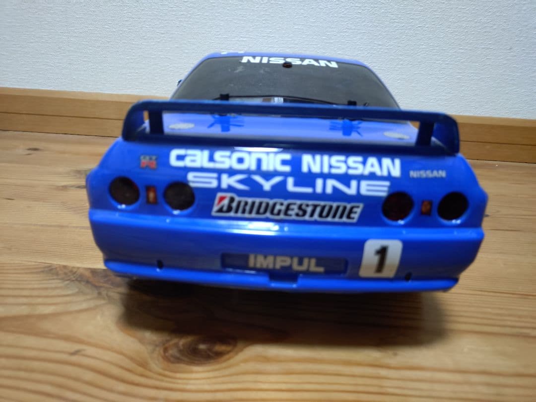 タミヤ　カルソニック　R32 スカイライン　ボディ　TA01　シャーシ　セット