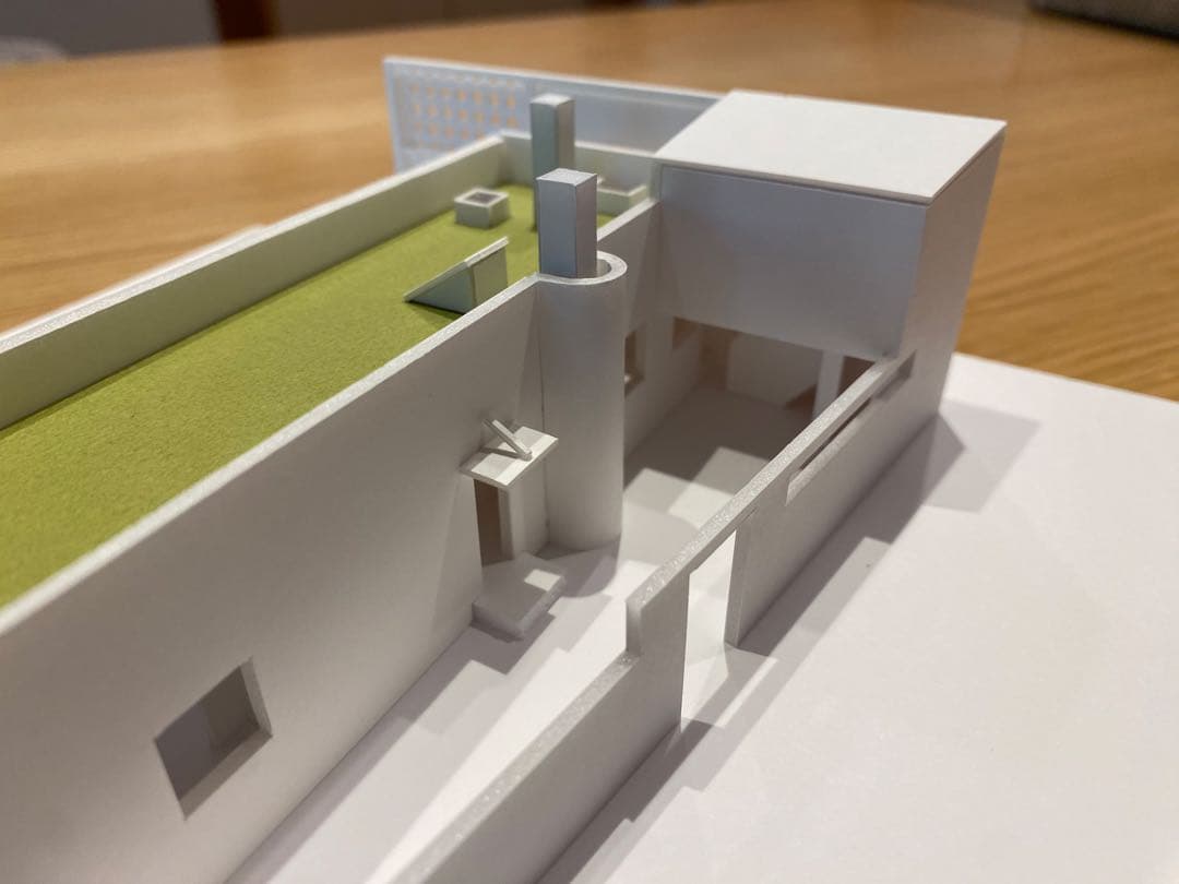 模型　ル・コルビュジエ　母の家　小さな家　1/100