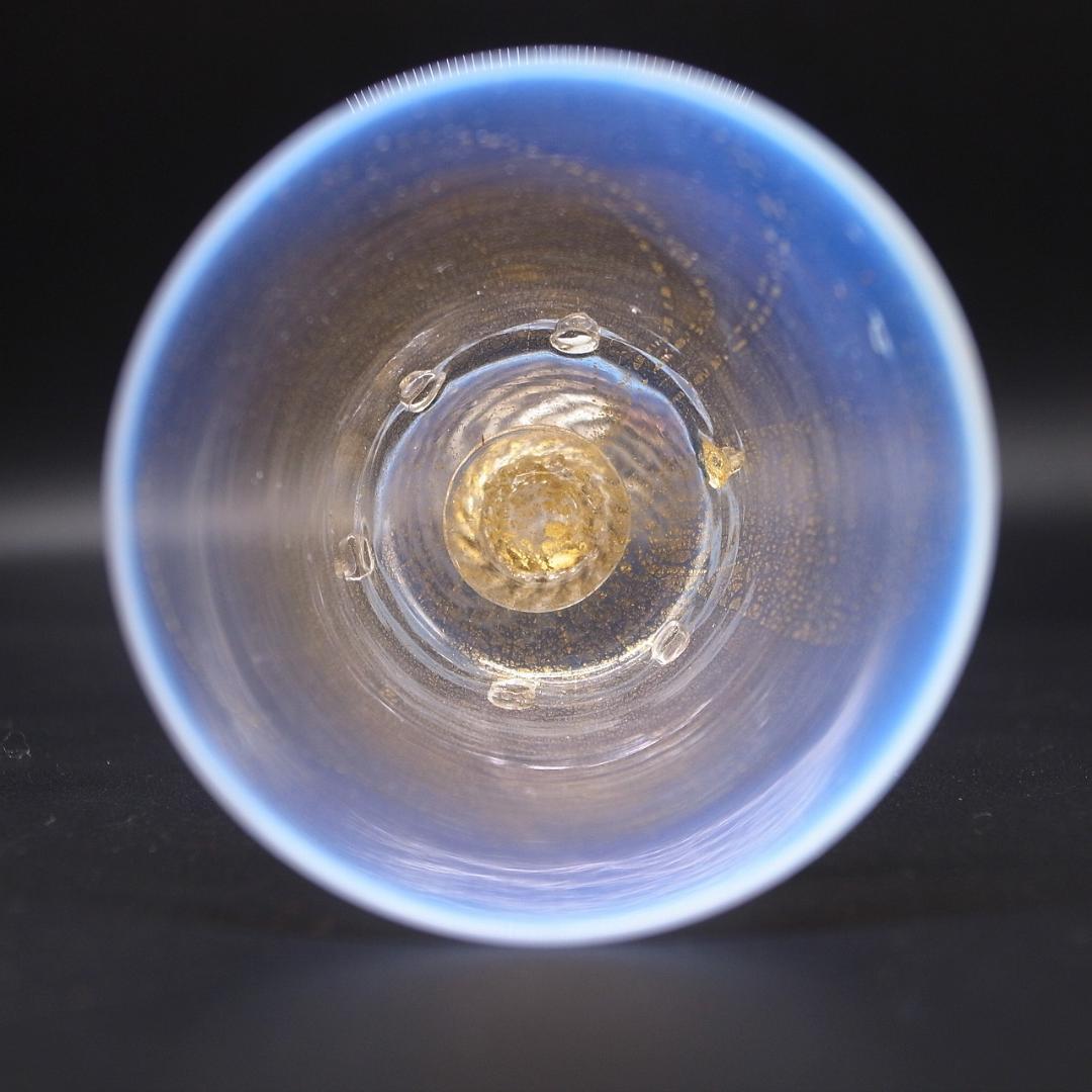 アンティーク　ベネチア　ムラーノガラス　グラス