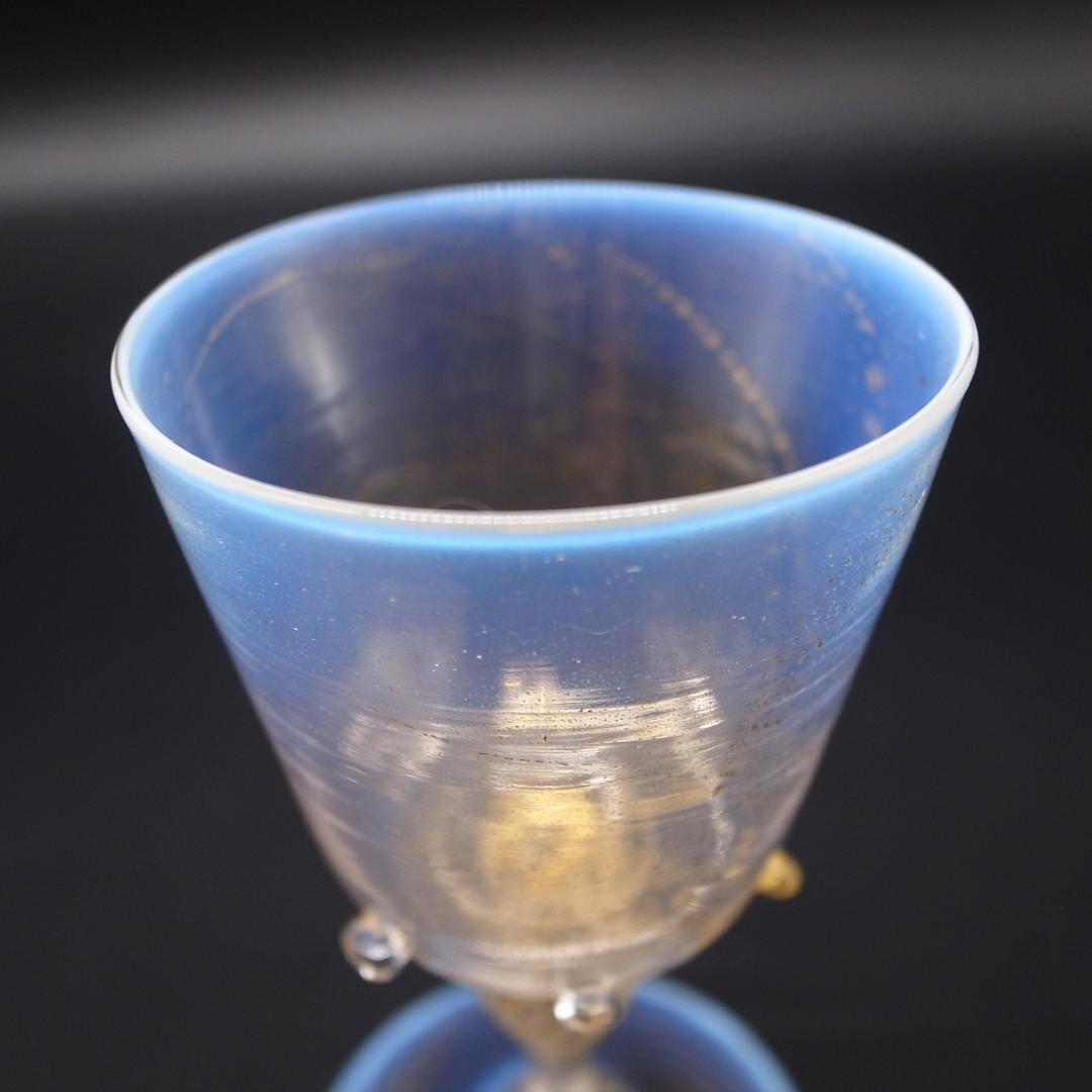 アンティーク　ベネチア　ムラーノガラス　グラス