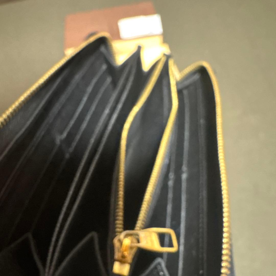 ルイヴィトン アンプラント ポルトフォイユ クレマンス 黒 長財布