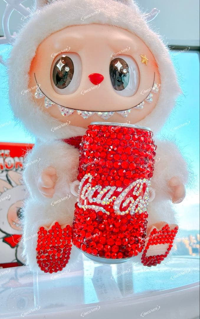 THE MONSTERS コカ・コーラ コカコーラ 缶 スワロフスキー ラブブ