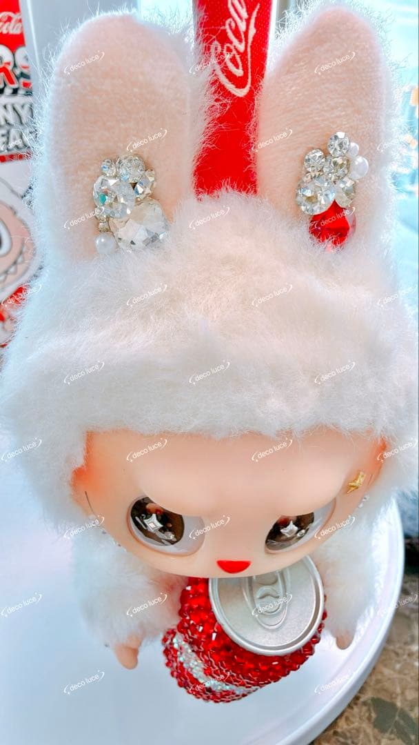 THE MONSTERS コカ・コーラ コカコーラ 缶 スワロフスキー ラブブ