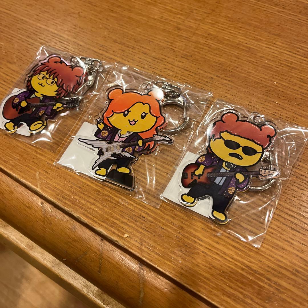 THE ALFEE×ポテくまくんコラボ　アクリルキーホルダー