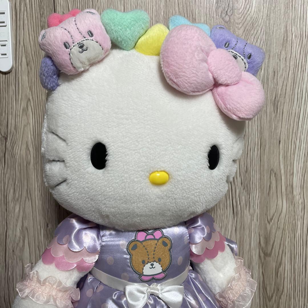 ハローキティ40th タイニーチャム HUG ドール 特大BIGぬいぐるみ