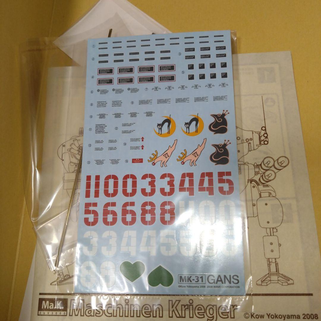 マシーネンクリーガー 陸戦ガンス (1/20スケールプラスチックモデル)