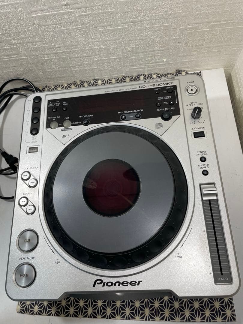 pioneer dj パイオニア　CDJ-800mk2 レンズメンテナンス