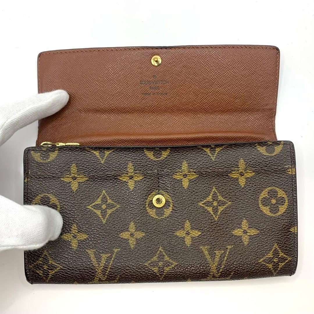 ルイヴィトン ポルトフォイユ 長財布 折り財布 二つ折り財布 モノグラム レザー