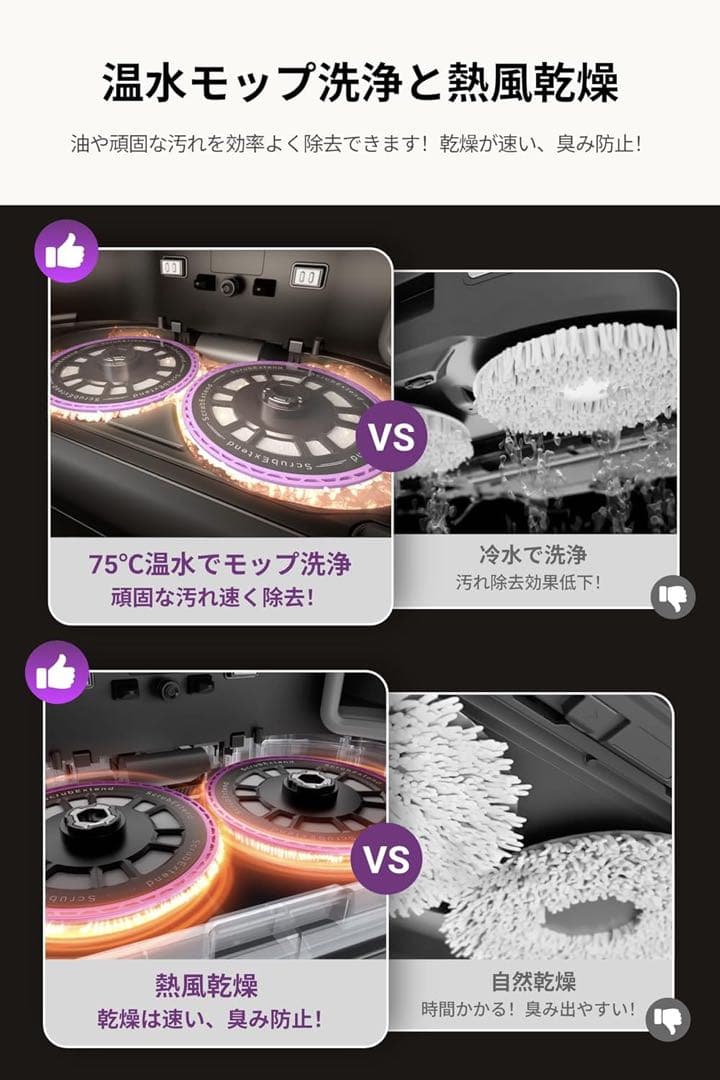 EUREKA J15 ULTRA ロボット掃除機 19000Pa 強力吸引力