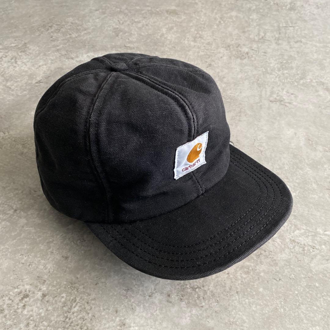 90s カーハート イヤーフラップ 耳当て キャップ USA製 黒 XL
