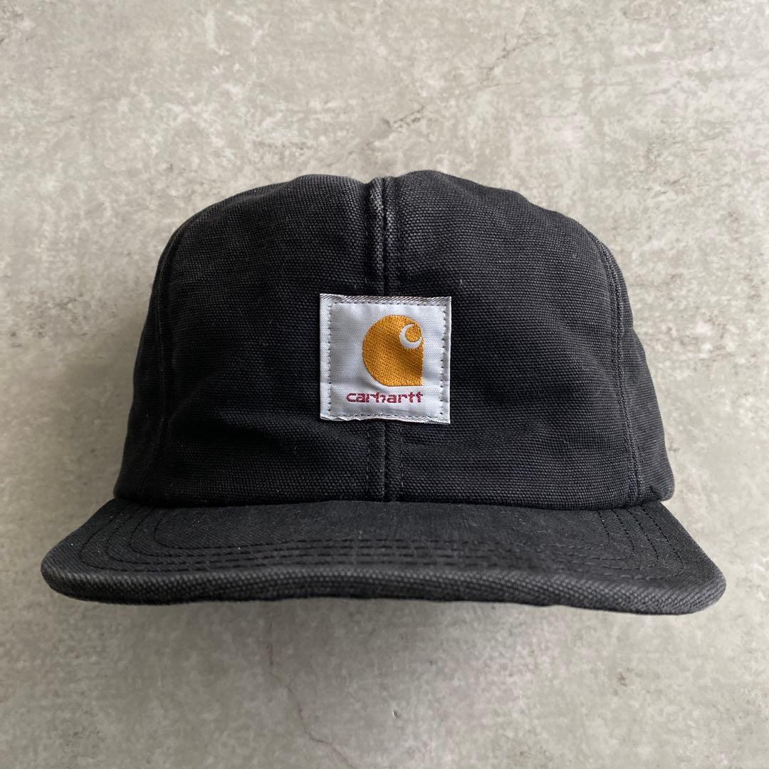 90s カーハート イヤーフラップ 耳当て キャップ USA製 黒 XL