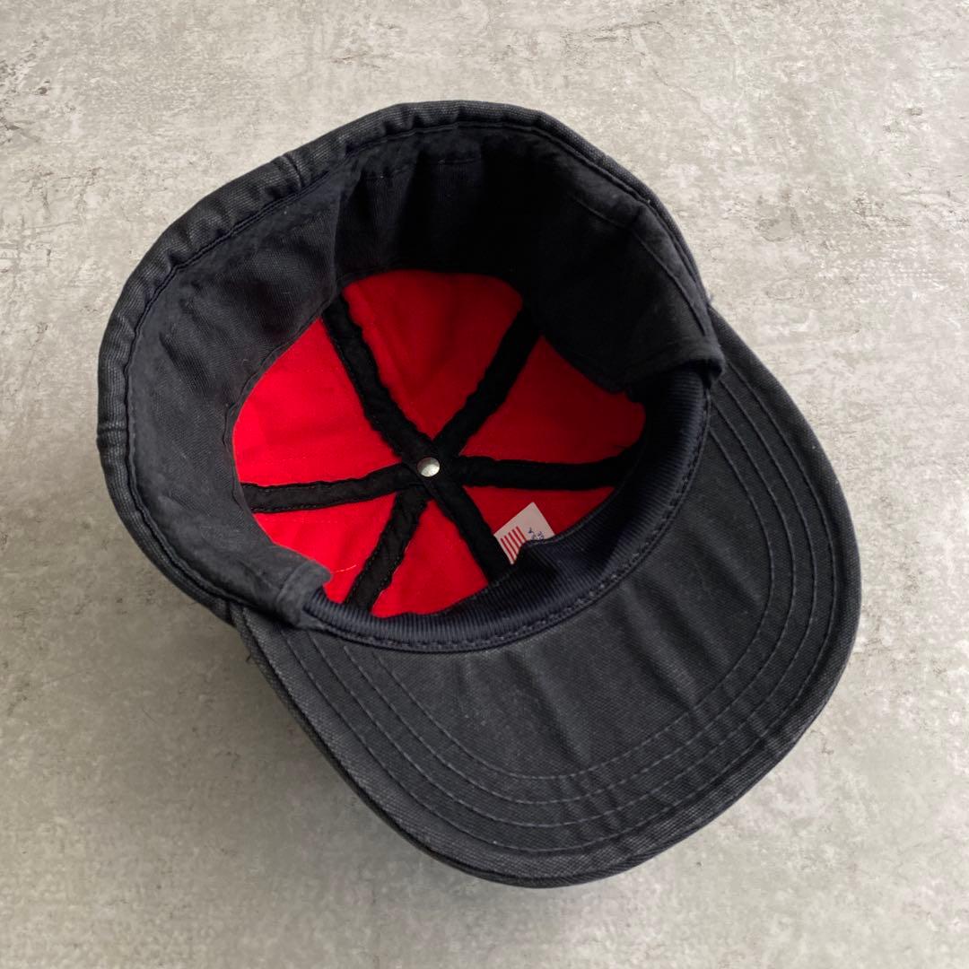 90s カーハート イヤーフラップ 耳当て キャップ USA製 黒 XL