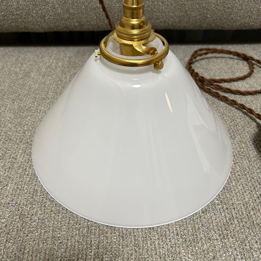 【ほぼ新品・電球付き！】flame galette glass ペンダントライト