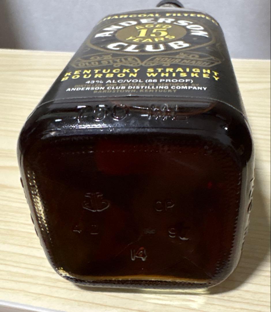 未開栓 アンダーソンクラブ 15年 750ml 43%