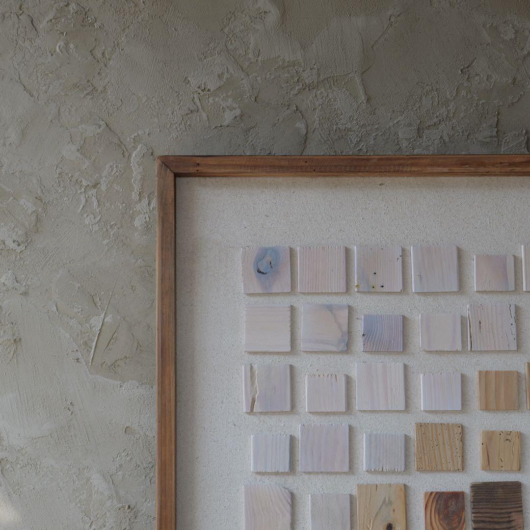 古材×帆布　アート