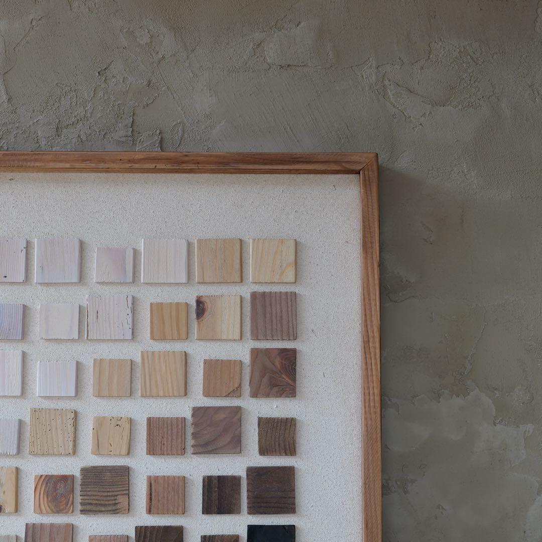 古材×帆布　アート