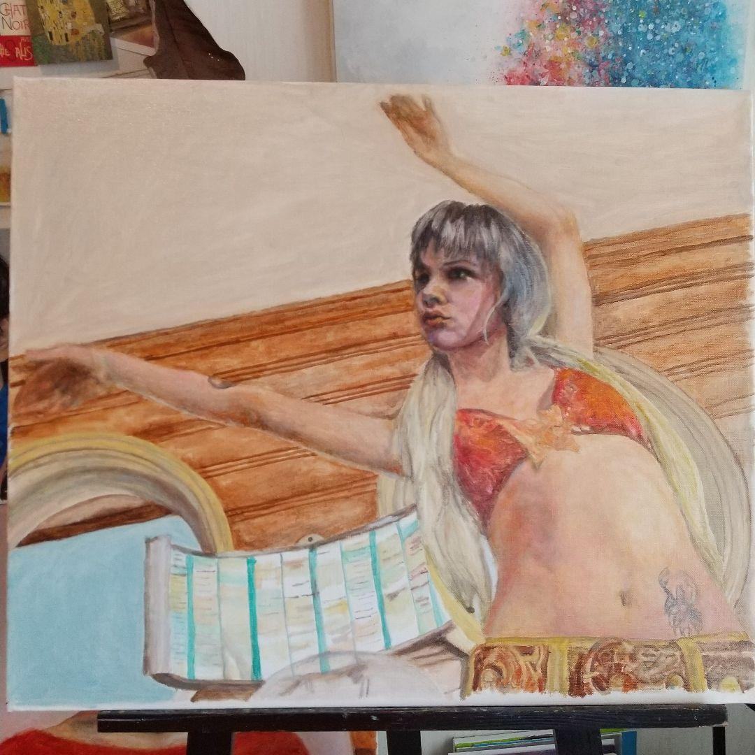 油絵 F20 73X61X2cm