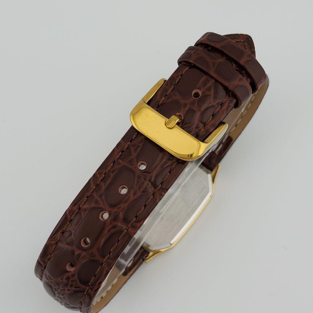 希少【新品電池】 SEIKO メンズ 腕時計 オクタゴン ゴールド 新品ベルト