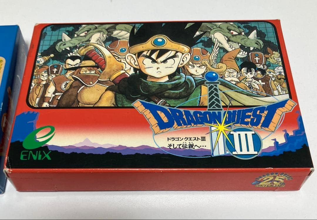 ファミコン版『ドラクエⅠ』『II』『III』パッケージデザインジグソーパズル