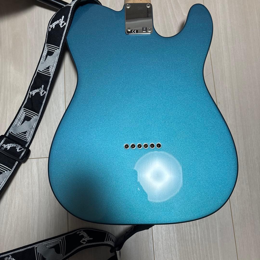 Fender Mexico製 Telecaster 左利き レフティ LH 青色