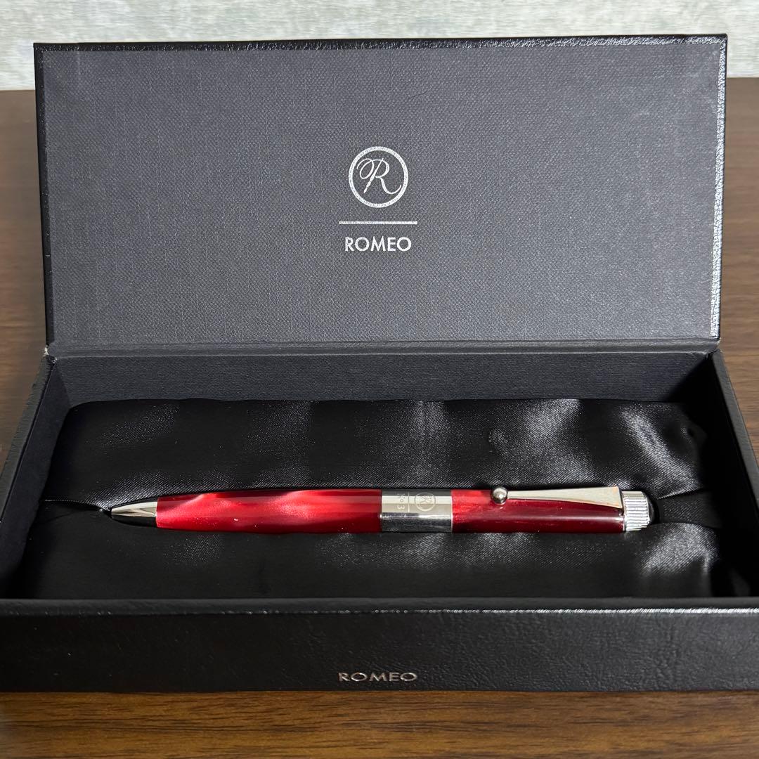 伊東屋 ロメオ ROMEO No.3 イタリアンレッド ボールペン 太軸 美品