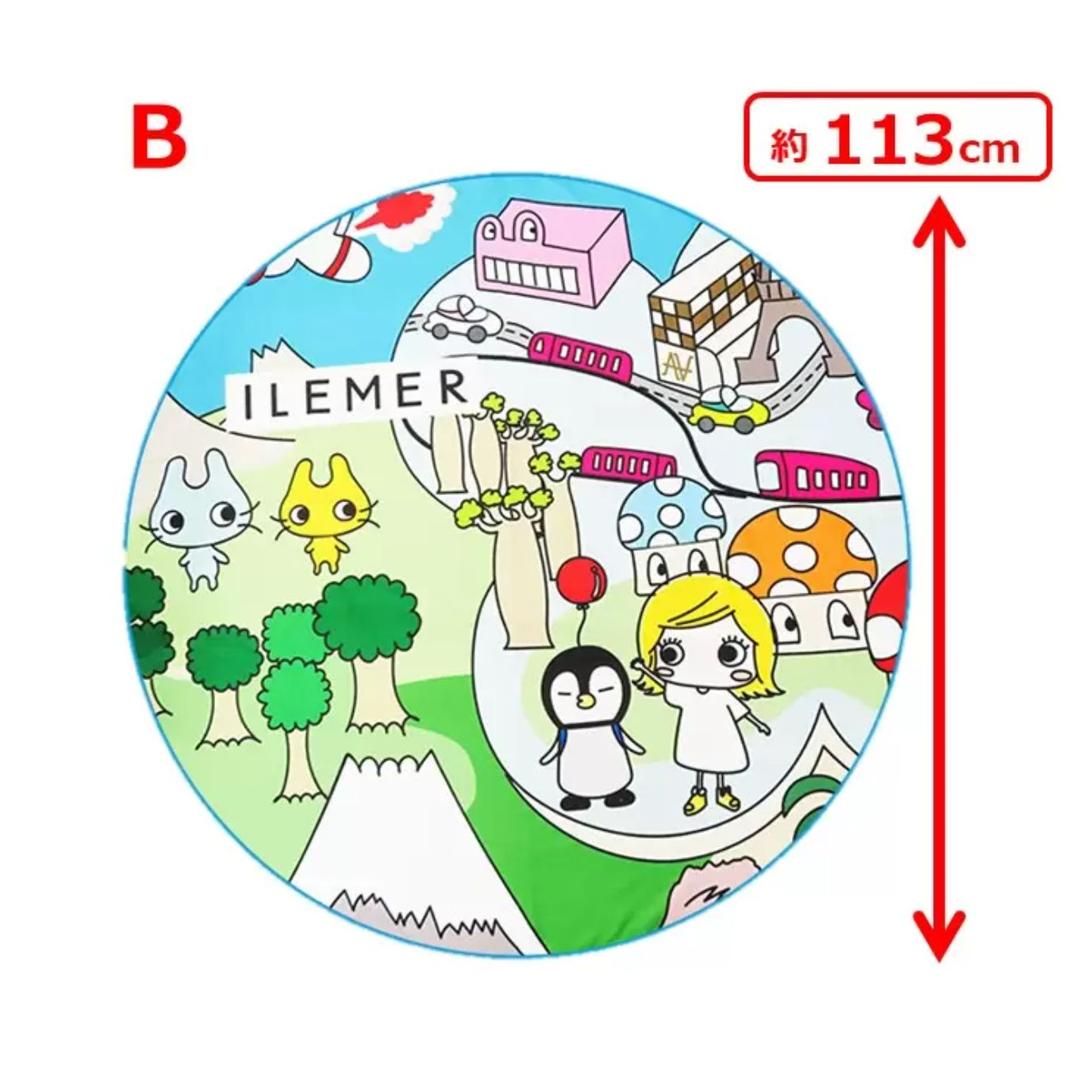 【イルメール】イルメールハッピードール　ラウンドタオル・ラバーフィギュア セット