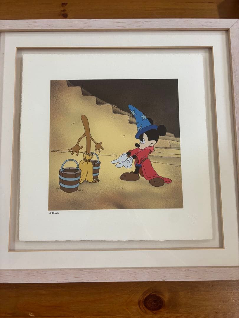 ディズニートレジャーズミッキーマウス絵画ファンタジア　レア世界限定7500枚版画