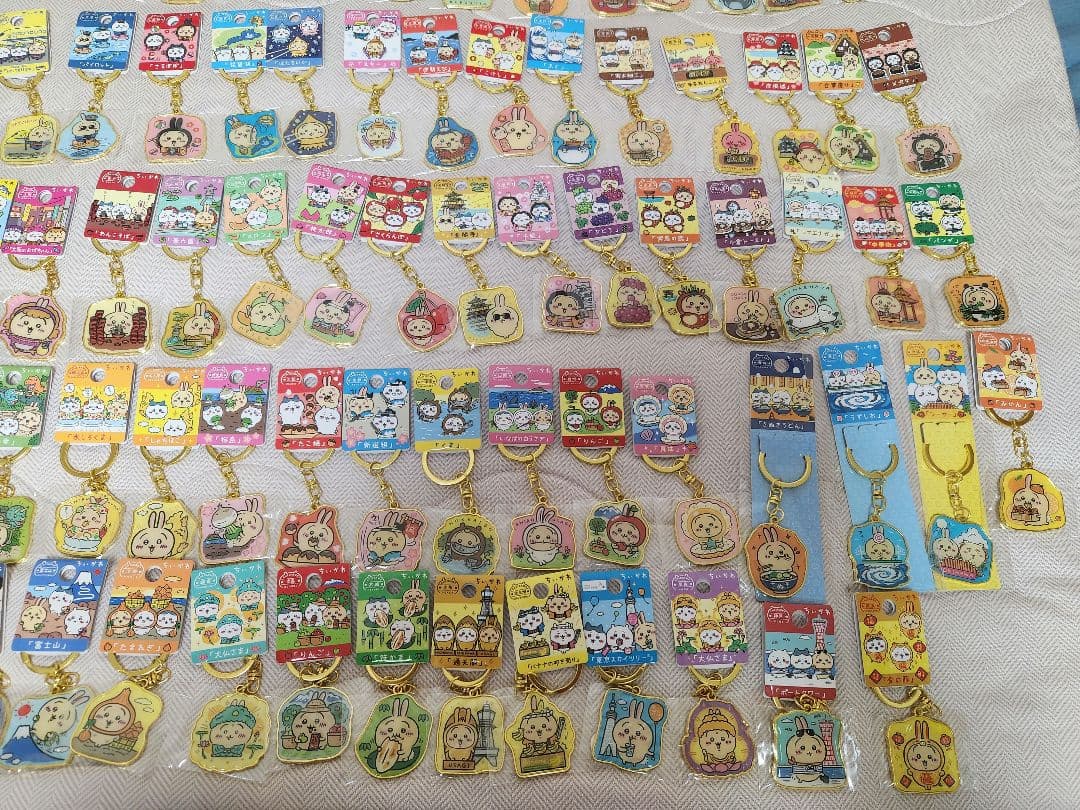 【89点セット】ご当地 ちいかわ ダイカットキーホルダー キーホルダー うさぎ