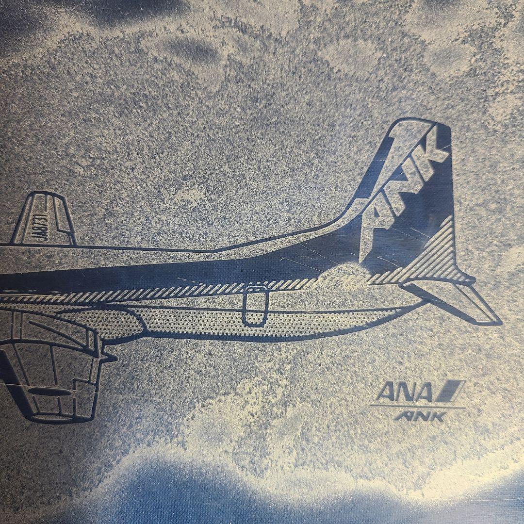 【希少放出品】 YS-11 窓 記念パネル　ANA  ANK  航空機取り外し