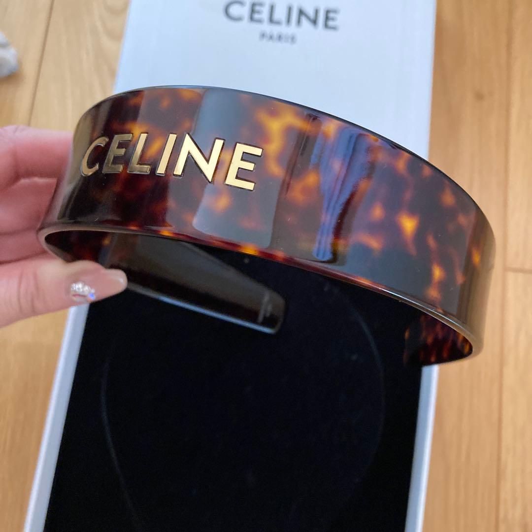美品！セリーヌ　カチューシャ　べっこう　CELINE