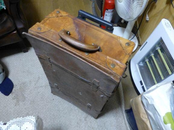 ★革製　スーツケース　レトロ★
