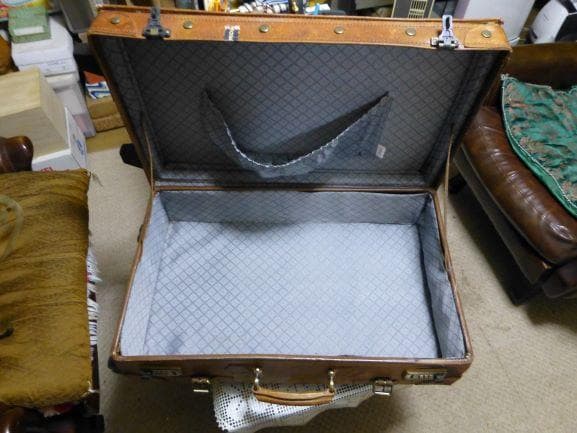 ★革製　スーツケース　レトロ★