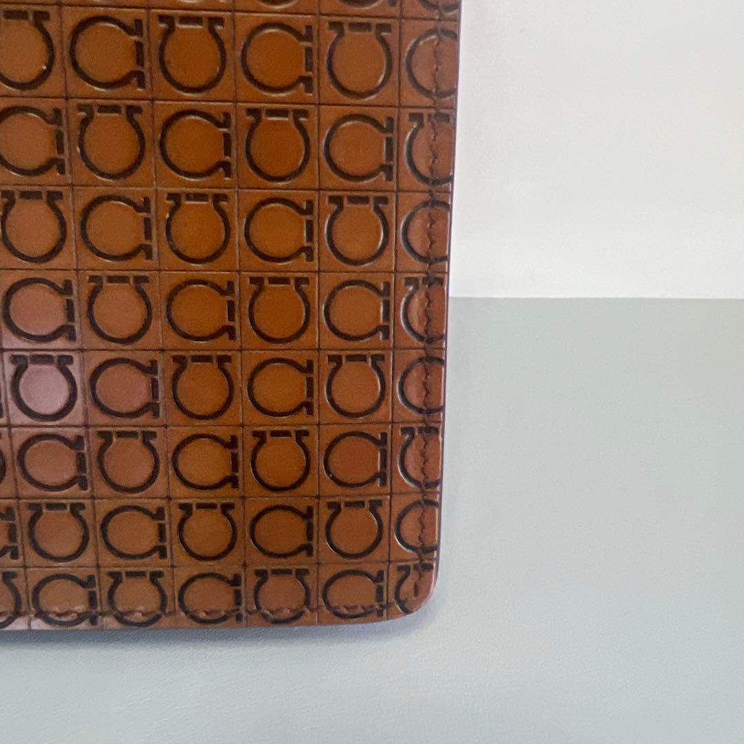 美品！サルヴァトーレ フェラガモ レザー ブリーフケース モノグラム ダイヤル式