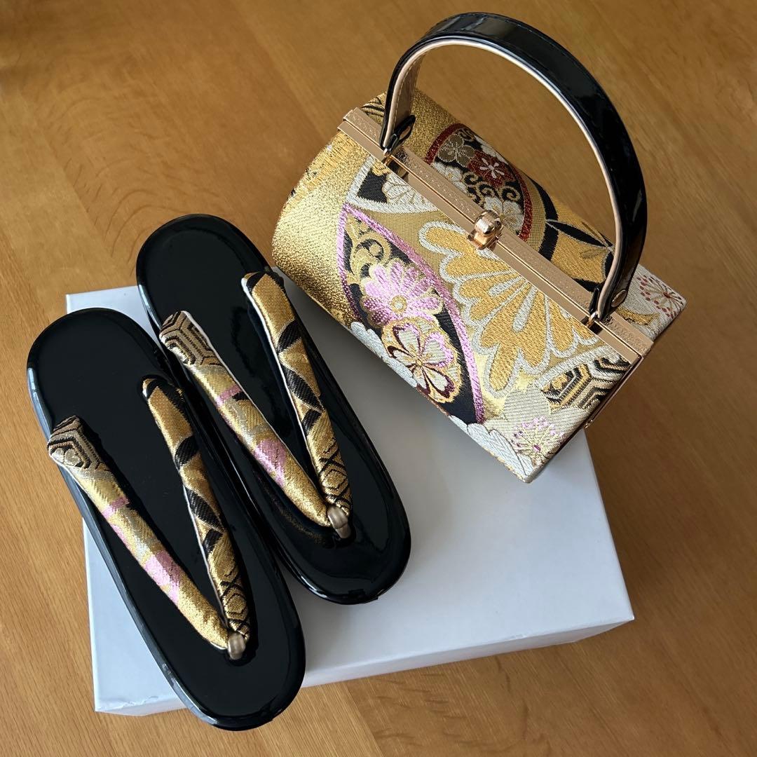 振袖、袴用　草履とバッグのセット