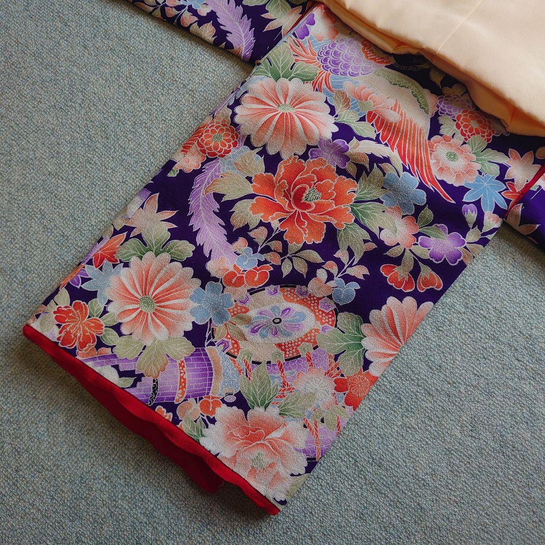 【高級縮緬】アンティーク　着物　大正　女の子　髪飾りセット　希少価値