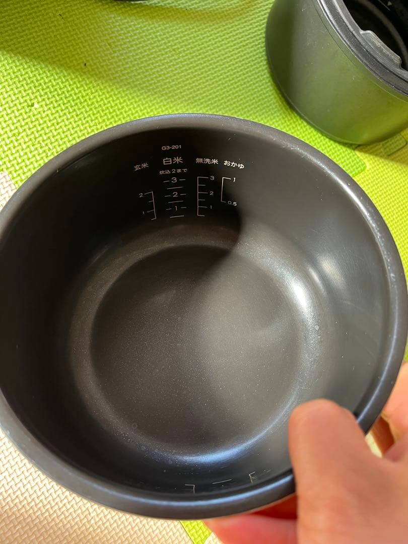 バルミューダ ザ ゴハン 3合炊き電気炊飯器 K03A-BK