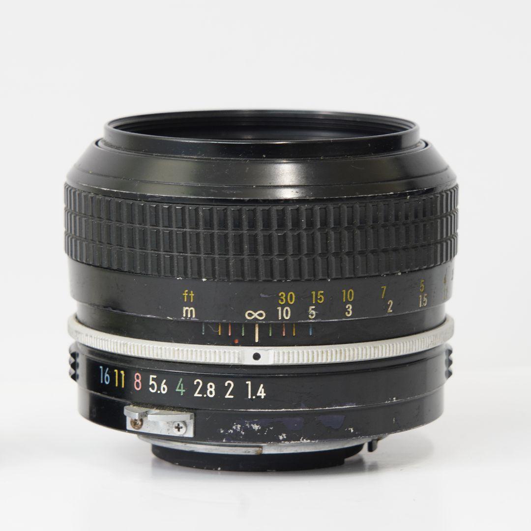 【美品】NIKON 非AI NIKKOR 50mm f1.4 MF レンズ