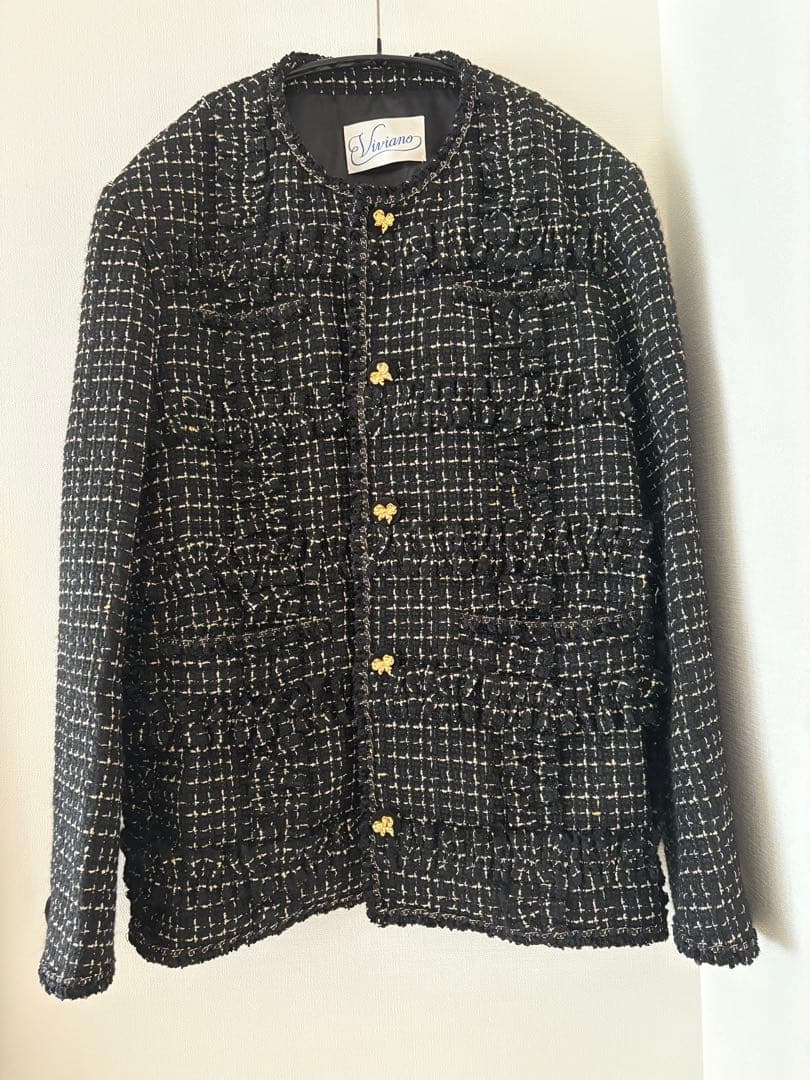 VIVIANO ツイードジャケット定価13万