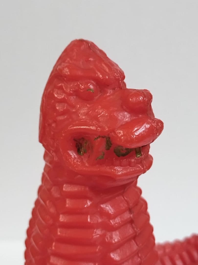 レッドキング　無版権　パチ ポリ製　駄玩具　昭和レトロ 怪獣　当時物　ウルトラ