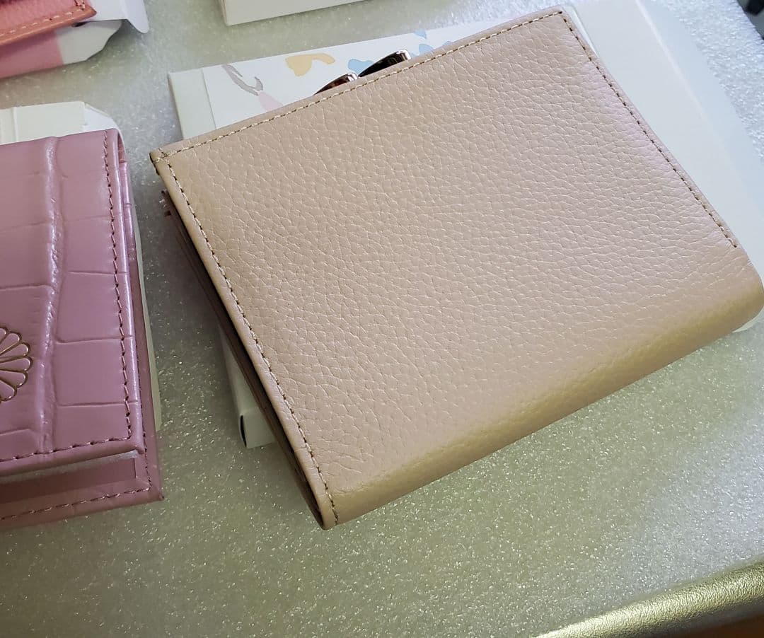 【本日のみの限定出品❗最安値❗】皇居財布　がま口　ピンクベージュ