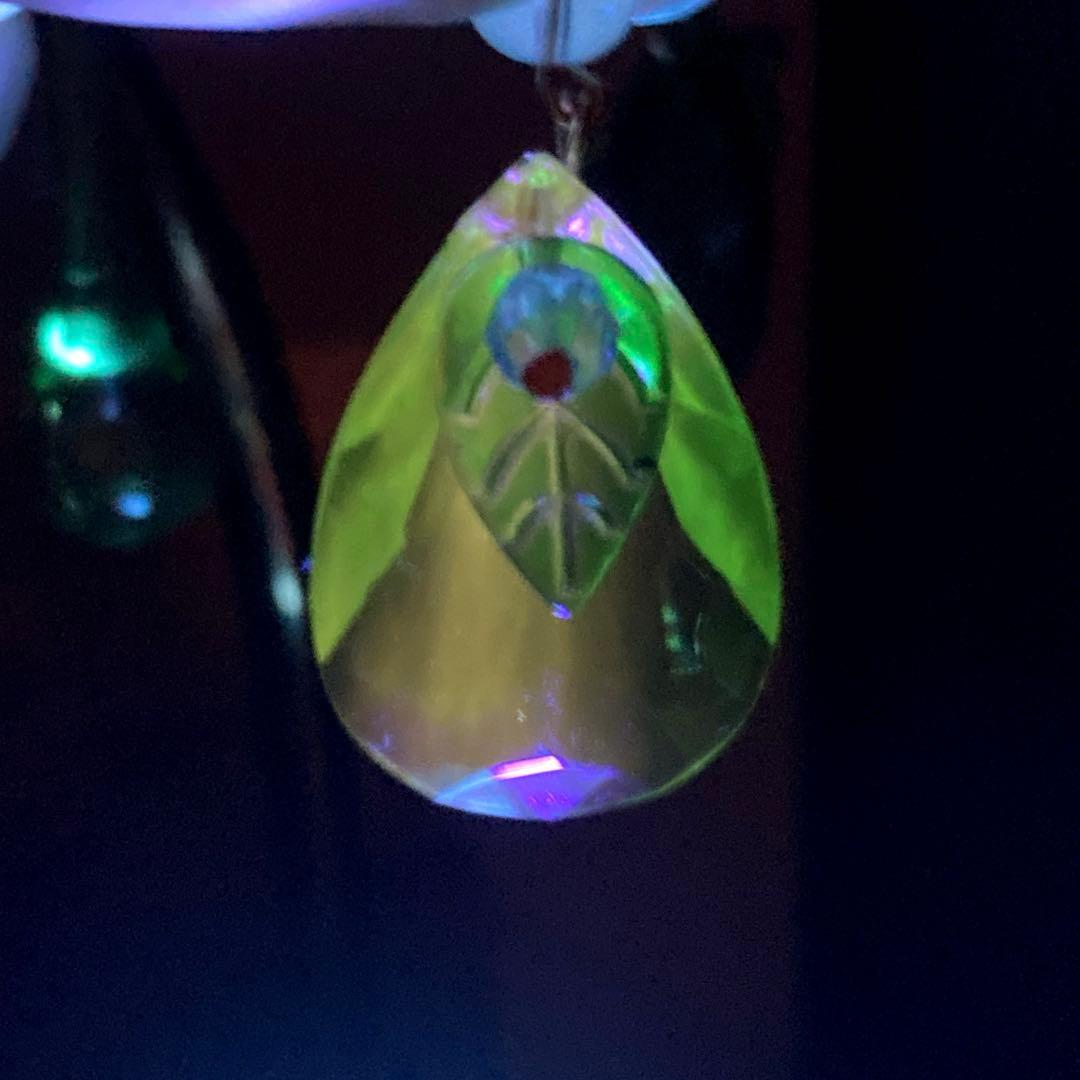 （専用）ミニシャンデリア（植物）1920年　フランス　イギリスランプスタンド