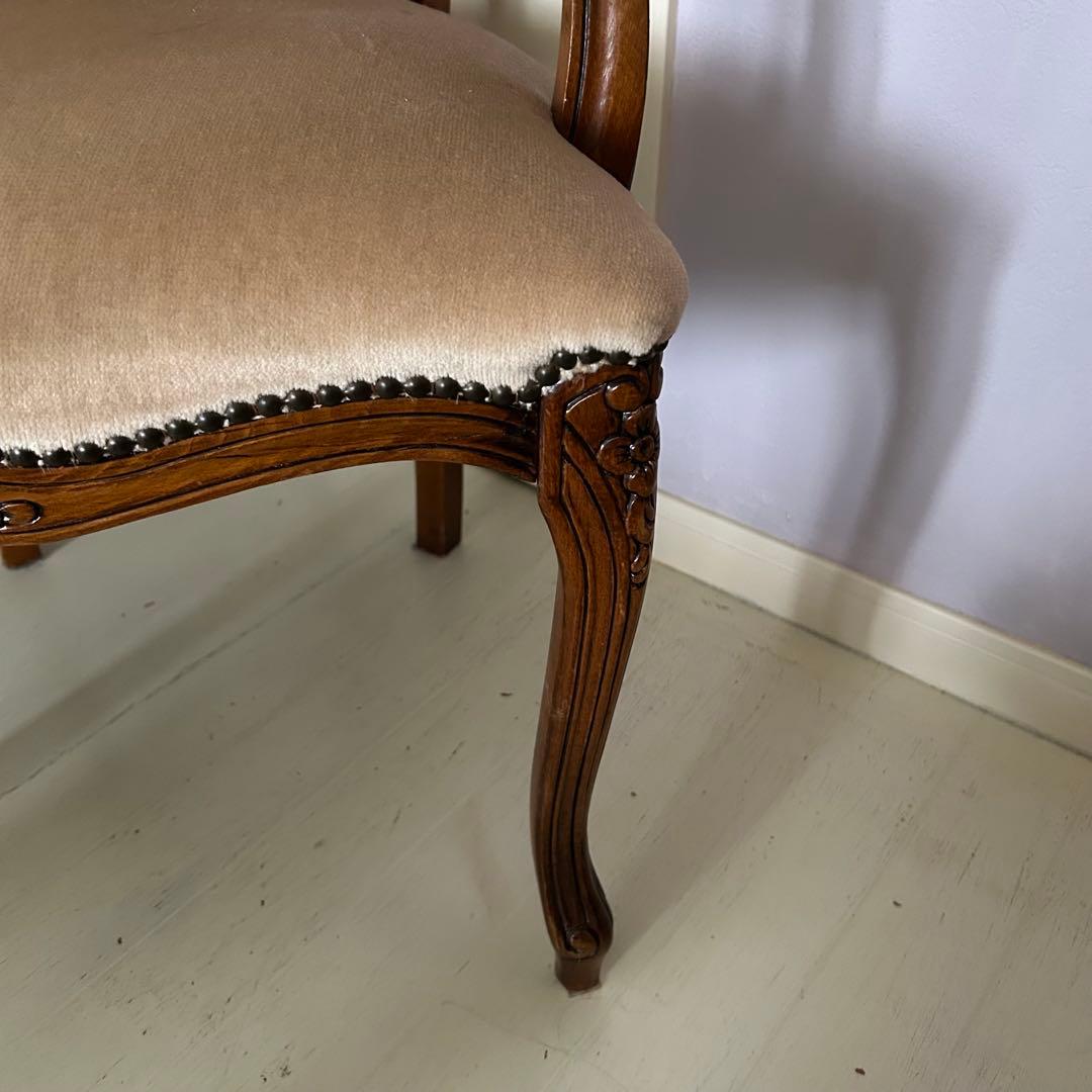 アンティークチェア　アームチェア　座椅子