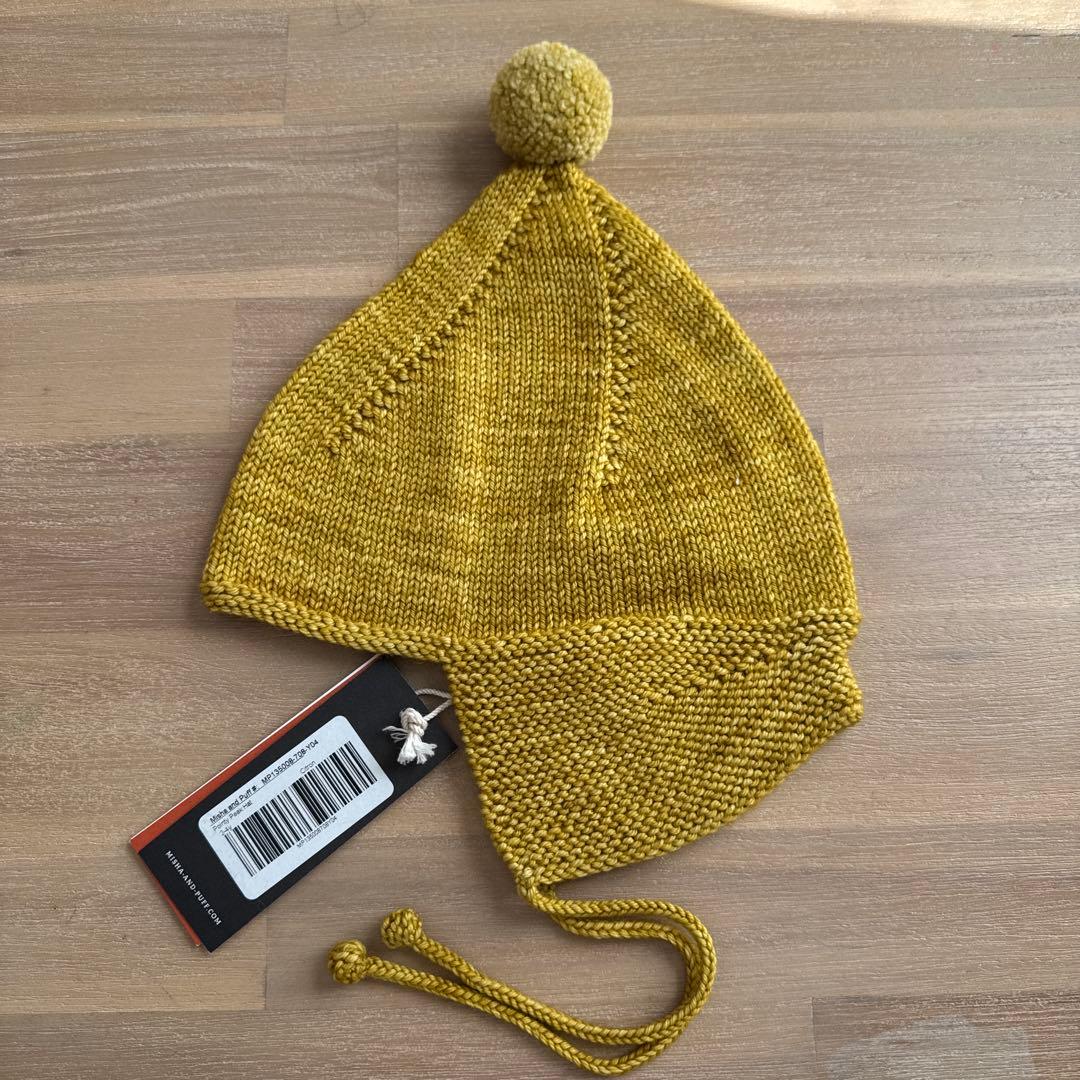 新品 2-4y Misha & Puff Hat Citron